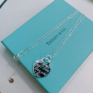 Tiffany & Co. Heart Letter Necklace